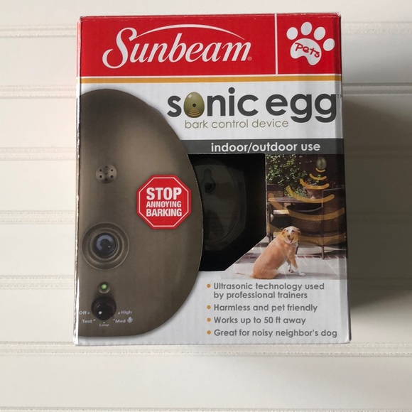 sonic egg dog bark control